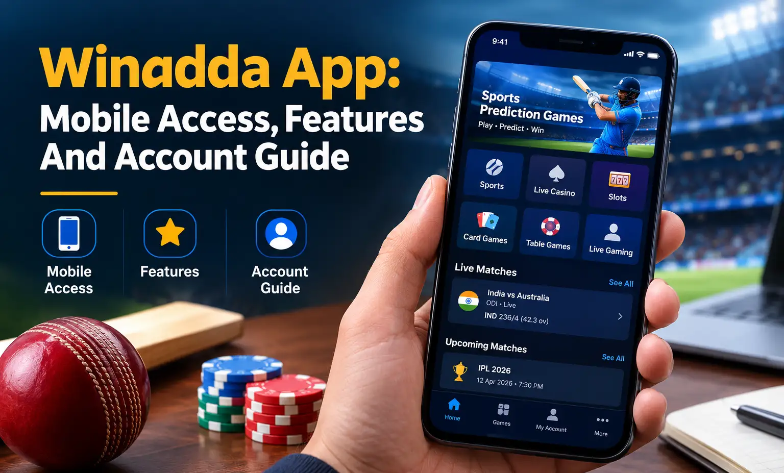 Winadda app mobile access and account guide
